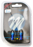 лампа LED, 2шт., T5W, 12V, max. 0,24W, Цвет светлый синий, цоколь W2X4,6D, транспортных средств без CAN-bus süsteemita