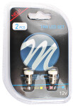 pirn LED, 2tk., T4W, 12V, max. 0,24W, värvus hele valge, sokkel BA9S, sõidukitele ilma CAN-buss süsteemita