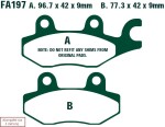 pidur PADS/mootorratta/ H.RH/F.POWER