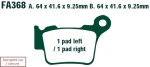 pidur PADS/mootorratta/ HUSQVARNA