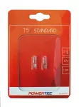 12v t5 лампа 1.2w w2x4.6d powertec блистер упаковка 2шт m-tech