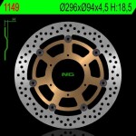 NG 1149 / brake disc /motorcycl / /rh/f/honda