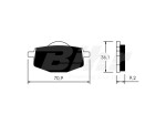 pidur PADS /mootorratta/ GILERA APACHE, O