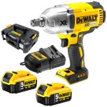 võti löök akuga 1/2" DEWALT koos aku ja laadijaga