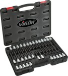 1/2" Vigor Torx võtmete komplekt, 32 osa