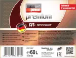 õli käigukasti.MAXXPOWER PREMIUM CVT+ 60L