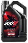 104111 4L mootoriõli MOTUL 300 V 4T FACTORY LINE 5W30 100% täissünt 4 litr