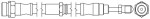 ENZET EZ 3191 / brake hose /rh/f/fusion 02-