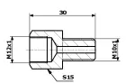 pidur voolik.UNION tükk M12*1+M10*1 (SF+S
