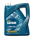 масло моторное минеральное 20w-50 сафари 5л.