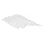 Plastklamber 200x4,8mm/белый/100s