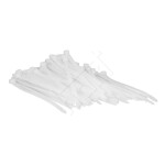 пластик klamberlint 250x7.6mm/белый/100s