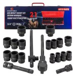 Комплект ключи торцеваые головки UDAR3/4" 21-ELEM