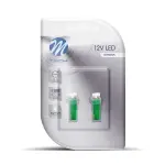 Blisterpakend 2x LED diood L053 - T5 1xSMD5050 roheline 12V