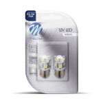LB089W - Blister 2x LED L089W - BAY15d 8xSMD5050 Valge 12V