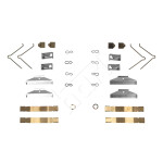 OJD AUTOMOTIVE APS 1026 / set install.pads brake./rh/f/carina -81