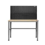 Töölaud puidust töötasapinna ja tööriistalauaga 1330x475x1540 mm