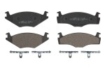 BRECK 20887 20 702 00 / brake pad set front, fits: audi 100 c2, 80 b2, coupe b2, seat cordoba, ibiza ii, toledo i, vw caddy i, golf i, golf ii, golf iii, jetta i, jetta ii, passat b2 1.3-2.2 08.75-10.02