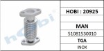 HOBI 20925 / exhaust pipe (manifold) fits: man tga