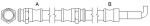 ENZET EZ 2020 / brake hose./rh/f/mazda 626 91-96