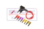 SENCOM 20942-MS-H-Set / fuse holder mini (set, includes fuses 3a, 5a, 7.5a, 10a)