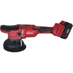 20V AQ-ONE  poleermasin koos aku ja laadijaga DUAL-ACTION 125 MM X 15 MM , 2100-5000 RPM,  4AH