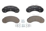 BRECK 21573 00 706 00 / brake pad set front, fits: mercedes mb (w631) 2.4d 02.88-02.96