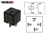 RELEE WEHRLE 12V 40A 4-N., ILMA PESATA 12V