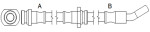 ENZET EZ 0663 / brake hose./rh/f/vitara 94-