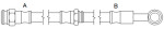 ENZET EZ 0711 / brake hose./rh/f/volvo v40/s40 95-