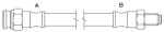 ENZET EZ 8249 / brake hose./rh/f/idea 03-