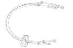 OEM 22R-770X1477671Q / gearshift cable right/left fits: nissan primastar, opel vivaro a, renault trafic ii 1.9d-2.5d 02.01-
