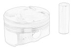 OE HYUNDAI 230412B610 / piston (std) fits: hyundai i30, i40 i, i40 i cw, ix35, tucson, veloster, kia carens iv, cee'd, pro cee'd, soul i, soul ii, sportage iii, sportage iv 1.6 06.10-
