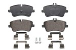 BRECK 23144 00 701 20 / brake pad set front (with cylinder lock), fits: mercedes c (cl203), c t-model (s203), c (w203), clc (cl203), clk (a209), clk (c209), slk (r171) 1.6-3.2 05.00-06.11