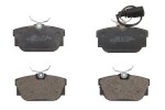 BRECK 23224 00 702 10 / rear brake pad set (with integrated wear sensor, accessories), fits: ford galaxy i, galaxy mk i, vw california t4 camper, transporter t4 1.8-2.8 07.90-05.06