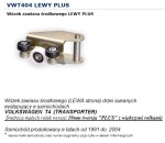 ROLKI DRZWI SUWANYCH WÓZEK RODKOWY Ů20MM DRZWI Z LE.STRONA VWT404-ZA=ZAWIAS