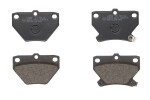 BRECK 23521 00 704 10 / rear brake pad set (with accessories), fits: pontiac vibe, toyota camry, celica, corolla, corolla verso, ist, prius, vios / soluna vios, yaris, yaris verso 1.0-2.0d 10.82-12.09