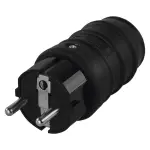 Monteeritav pistikupesa sirge IP44 kummi
