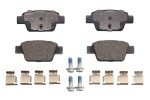 BRECK 23714 00 704 00 / rear brake pad set (with accessories), fits: alfa romeo mito, fiat bravo, bravo ii, multipla, stilo, lancia delta iii 1.2-2.4 04.99-10.18