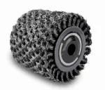щетка роликовая с металлической оплеткой mrs1300 125х100мм, Scheppach