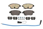 BRECK 24486 00 702 10 / brake pad set rear, fits: ford transit, transit tourneo 2.2d-3.2d 04.06-12.14