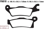 EBC FA618R / brake pads motorcycle can-am outlander/renegade 1000