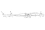 OE MERCEDES 246 820 00 40 / wiper mechanism fits: mercedes b sports tourer (w246, w242) 11.11-12.18