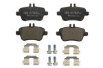 BRECK 24848 00 704 00 / brake pad set rear, fits: mercedes a (w176), b sports tourer (w246, w242), cla (c117), cla shooting brake (x117), gla (x156), slc (r172), slk (r172) 1.5d-electric 02.11-