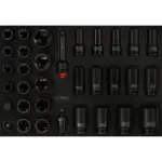 Löökpadrunite komplekt 3/4´´, 33 osa, M vahtmoodulis, KS Tools