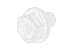 OE BMW 24 40 7 561 393 / flywheel bolt fits: bmw 5 (e60), 5 (e61) 2.0-5.0 12.01-12.10