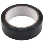 Isoleerteip 10 mx 19 mm, must