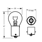 24BLISTER 24V 21W 24V ba15sшт