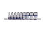 9-части 1/4" 6-kantiliste meetriliste торцевые ключи Комплект 2509MR