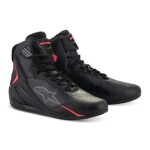 leather boots touring stella faster-4 alpinestars colour черный/pink